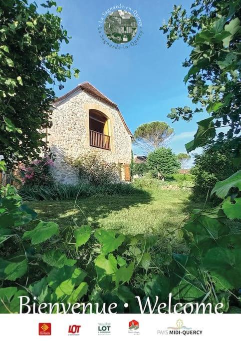La Sagnarde, Maison En Pierre, Loubressac Exterior foto